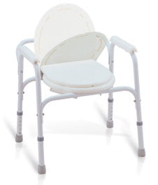 Deluxe Steel Commode Chair